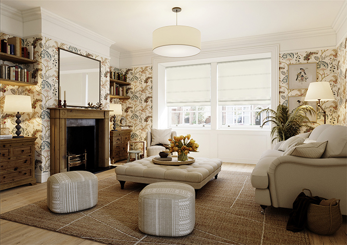 Mayfair, Ivory - Roman Blind - Image 7